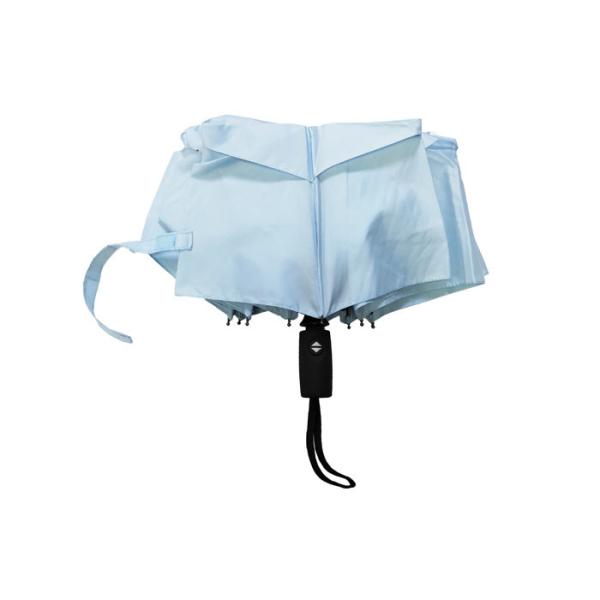 Quality SGS Rubber Handle 21"*9K Automatic Travel Umbrella for sale