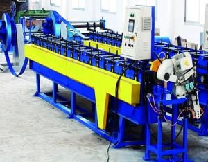 China Easy Operate Square Steel Ceiling Support Pipe Making Machine 0.2-0.5mm Thickness on sale