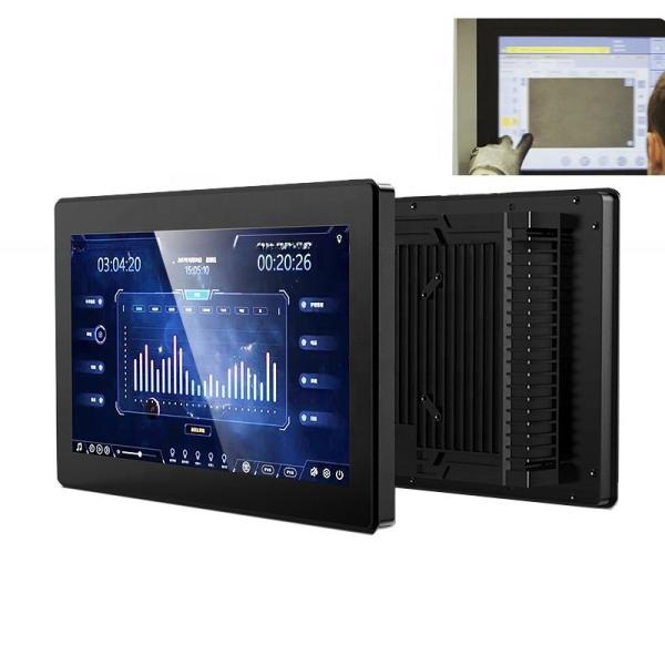 Quality 15.6 Inch Vesa Mount Flat Touch Embedded Touch Screen PC Computer With CPU J6412 J4125 for sale