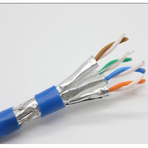 Buy cheap 500MHz SFTP Double Shielded Pure Copper Cat6A LAN Cable product
