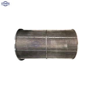 Buy cheap Threaded End Connection Wedge Wire Screen 27%-80% Filter Mesh Low Carbon Steel product