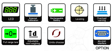 Stainless Steel Pocket Scale 300kg Capacity 10g Accuracy Weighing Platform OEM Customized with Weight Measuring Function
