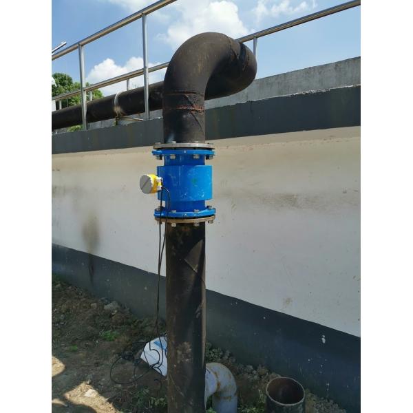 Intelligent electromagnetic flow meter pipeline measurement sewage slurry measurement 4-20  mA display 5