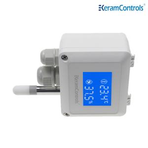 Buy cheap Air Duct Mounted Temperature Humidity Transmitter Digital Output product