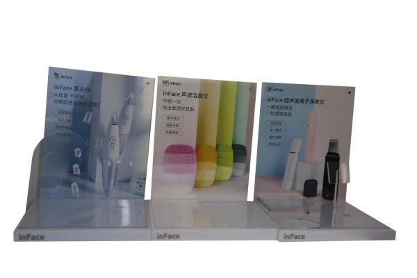 Quality PMMA Recyclable Cosmetic Stand Display Multipurpose Practical for sale