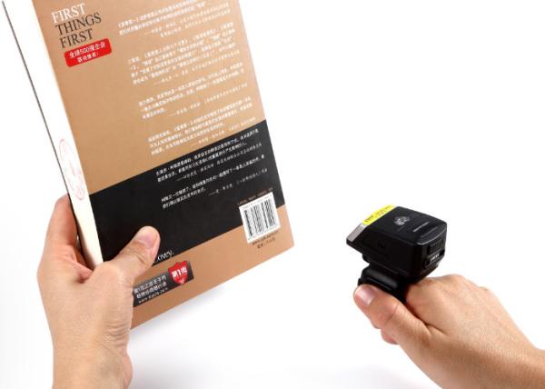 Quality USB Interface Ring Barcode Scanner / Wearable Ring Scanner Bluetooth High Speed for sale