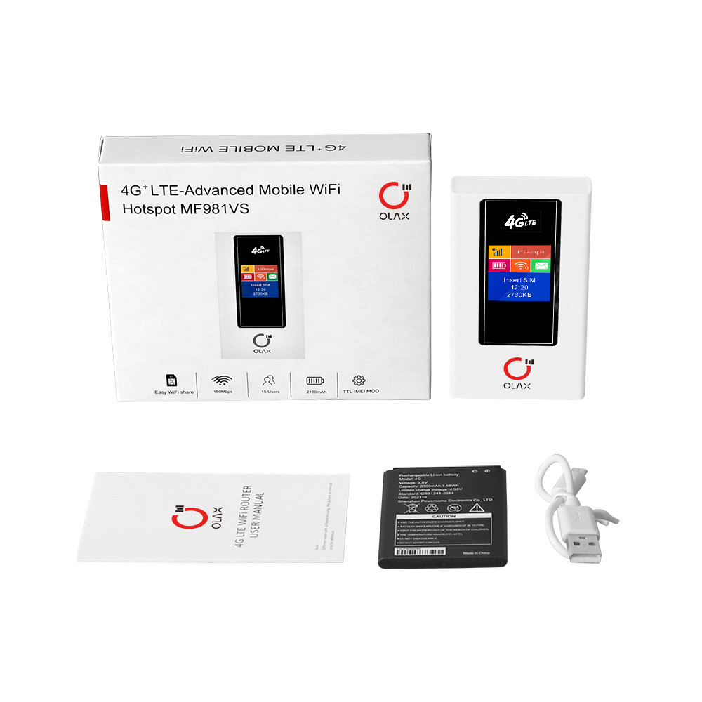 lithium battery 4g modem router 4g wireless router 150mbps global portable wifi hotspot mf981vs