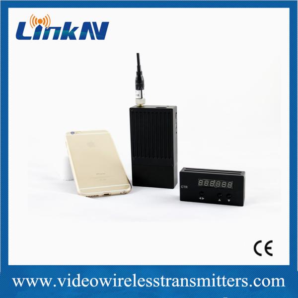 Mini size Body worn Wireless Audio Video Sender Light Weight long transmission range
