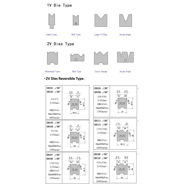 HRC47 42CrMo4 Precision V Blocks For Press Brake Bending Machine 835mm