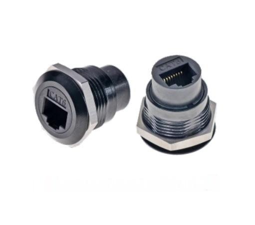 Quality CAT6 Zinc Alloy Round Data Connector Dustproof USB Audio Connector for Data Transfer for sale