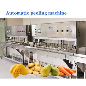 China 2.8kw Intelligent Papaya Peeling Machine For Fruits And Vegetables Processing Lines Adjustable Peeling Thickness on sale