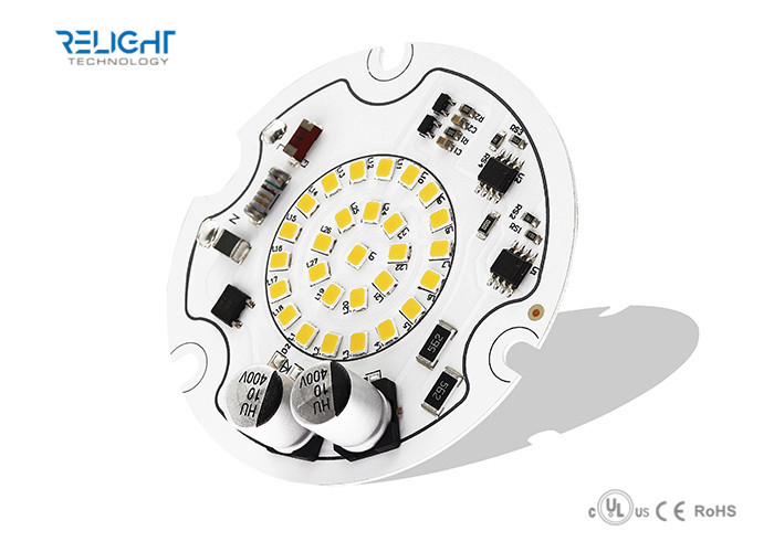 AC 120 V Flicker Free Round Module with 9 W CRI 90 and 95 Lm / W