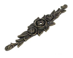 Decorative Plated Furniture Decorative Hardware Flower Ornament
