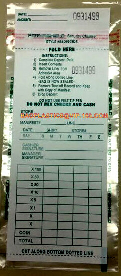 Plastic Money/Evidence Security Envelopes Cash Deposit Seal Bags, Bank Industrial Use cash security deposit bags, bageas