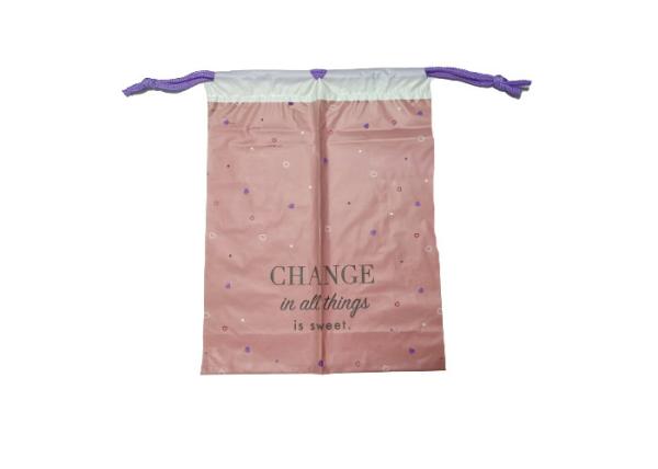Quality Recyclable Polypropylene Drawstring Bag LDPE / CPE Materials for sale