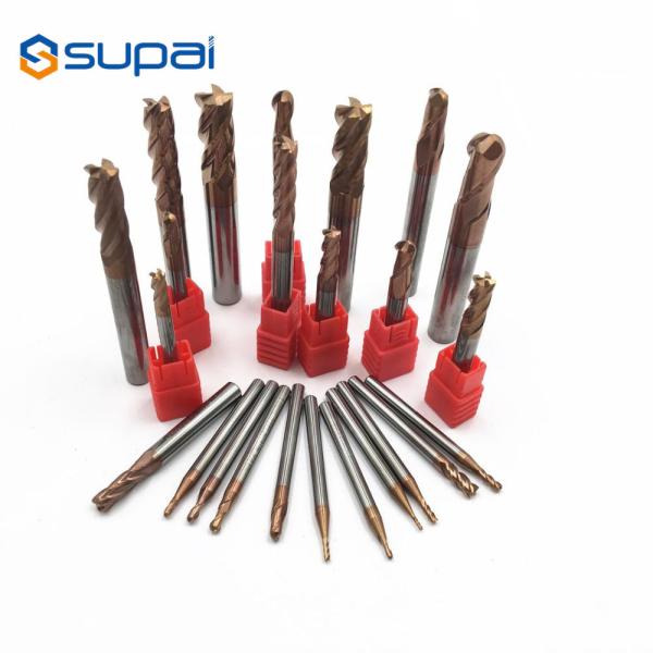 Quality 2 Flute Roughing Finishing End Mill Customized Length OEM Service for sale