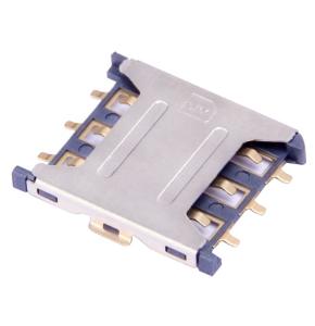 China C5210 Contact High Temperature Resistance Micro Sim Card Connector on sale
