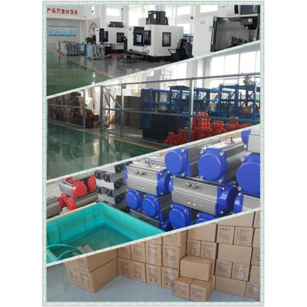rack and pinion air rotary actuators auto control butterfly valve