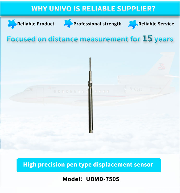 UBMD-750S Linear Motion Position Sensor Measurement Corner Position Transmitter Gage Head Displacement Sensor LVDT