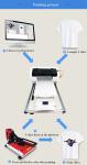 Full Automatic A3 DTG printer T-Shirt printer Directly to Garment white and