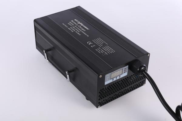 Quality Black 12v 24V 36V 48V 72V Lithium Battery Charger 1500W Max Output for sale