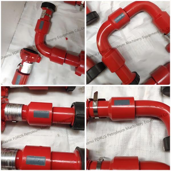 Forged 1 Inch 60 Type Alloy Steel Swivel Joint Work Pressure 5000 PSI API 16C COC Provide Process Forged For Oil Drilling