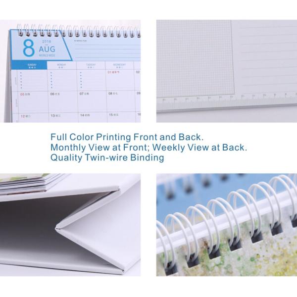 2019-2020 Desk Wall Calendar Beautiful Scenery Picture Design For Gift
