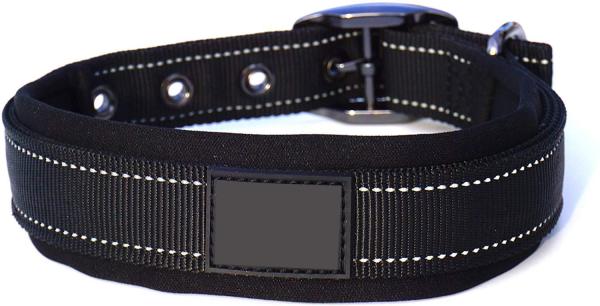Quality Lightweight Soft Nylon Dog Collar , Comfortable Heavy Duty Dog Collars Heavy Duty Adjustable Reflective Weatherproof for sale