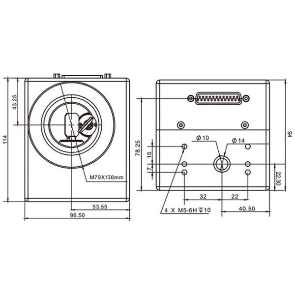 TFT-FSP-10 1064nm Fiber Laser Head For Laser Marking Machines