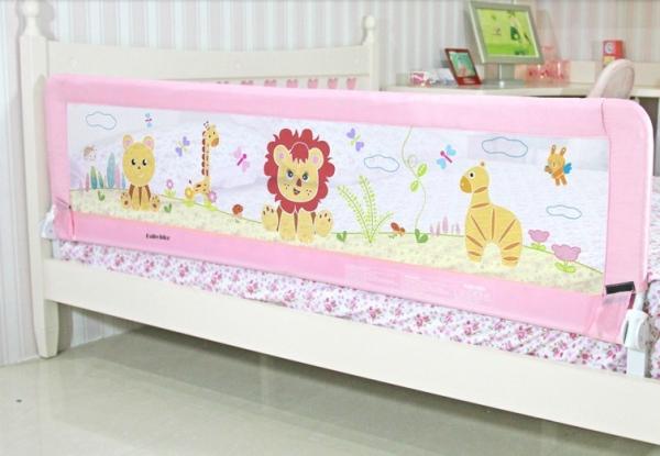 Quality Aluminum 150cm portable Baby Bed Rails For Bunk Beds With Woven Net for sale