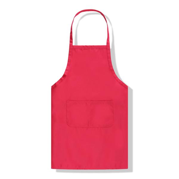 Anti Oil Width 56cm Adjustable Neck Apron With Pockets