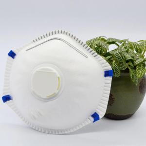 Grey Color Ffp2 Cup Mask No Maintenance  With Foam Nose Cushion Wedge