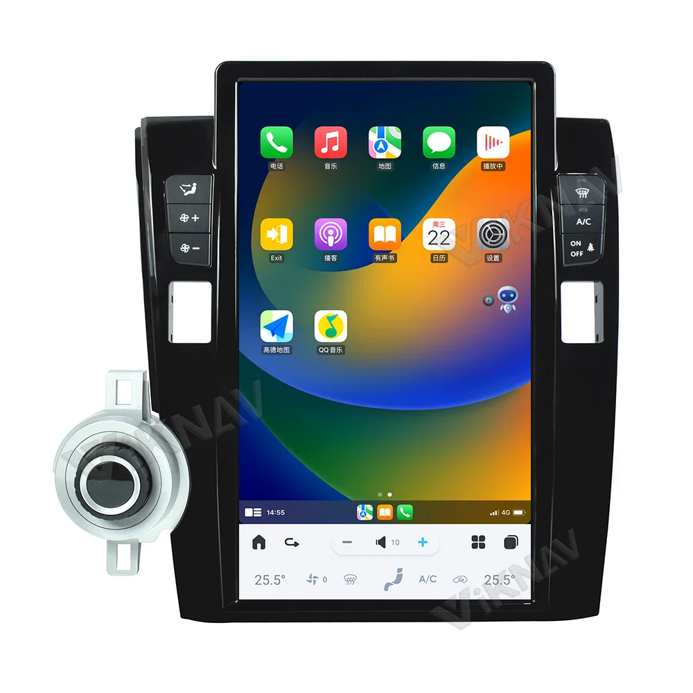 13.6 Inch Android Auto Stereo For 2007-2013 Toyota Tundra Navigation GPS Multimedia DVD Player Wireless Carplay 4G