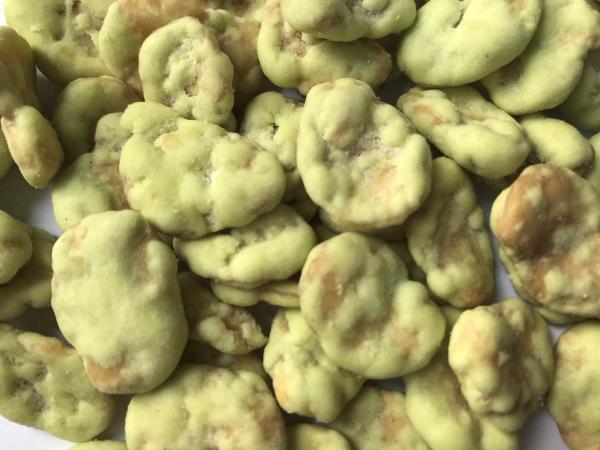 Quality No Pigment Fava Bean Snack Foods , Size Sieved Crunchy Fava Beans OEM Service for sale