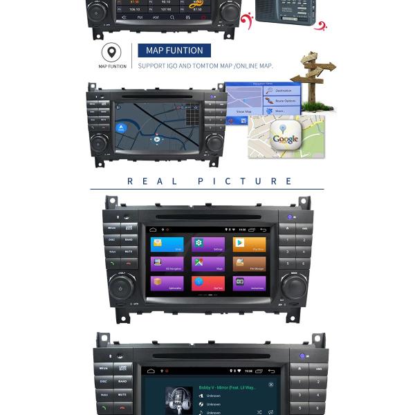 Car Autoradio Mercedes Navigation Dvd With Madia Card And Map Card