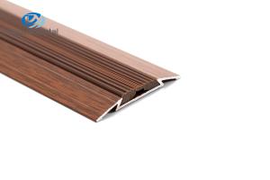 Buy cheap T6 Aluminium Stair Nosing Edge Trim , Aluminium Wood Effect Stair Edge Nosing product
