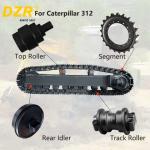 Whole Undercarriage Set For CAT312 All Series Top Track Roller Idler Sprocket