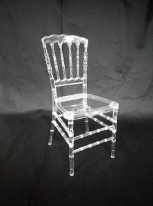 Buy cheap YALEESON New High Quality Stackable Transparent Acrylic Dining Wedding Chair product