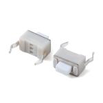 Square Shrapnel Light Touch Switch , 3x6 Positive Press 2 Pins DIP Tact Switch