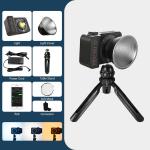 App Control Cob Led Video Light 30000lux With Desktop Stand 100w Power Bank