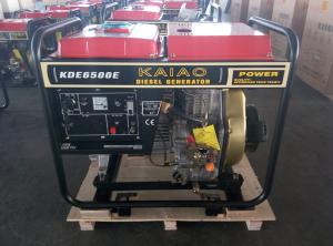 Buy cheap Key Start Open Frame Small Diesel Generators Set , Single Phase Diesel Generator product