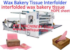 Buy cheap Interfolded Dry Wax Bakery Tissue Interfolding Machine For Food Deli Paper product