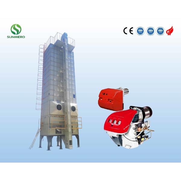 CE Approval 15T Horizontal Wheat Grain Dryer , Grain Processing Equipment