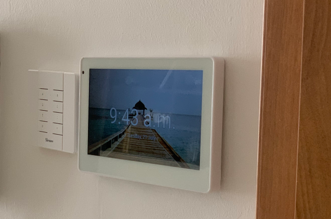 10.1 Inch Flush Mounted Touch Screen Smart Home Tablet With POE Ethernet