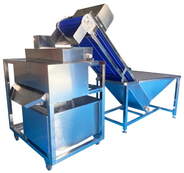 Quality Automatic Shrimp Cleaning Machine 1.5KW Stable Large Capacity for sale