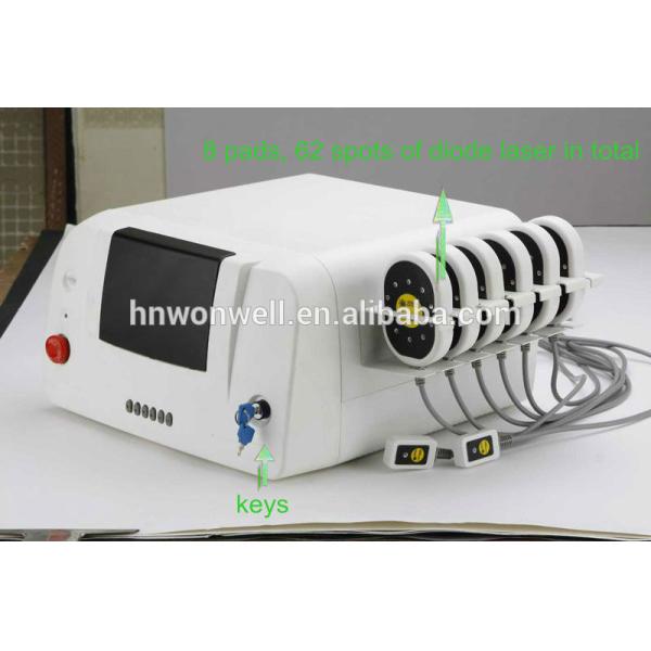 lipo laser slimming machine each packed in a aluminum box with foam around, it's very sa