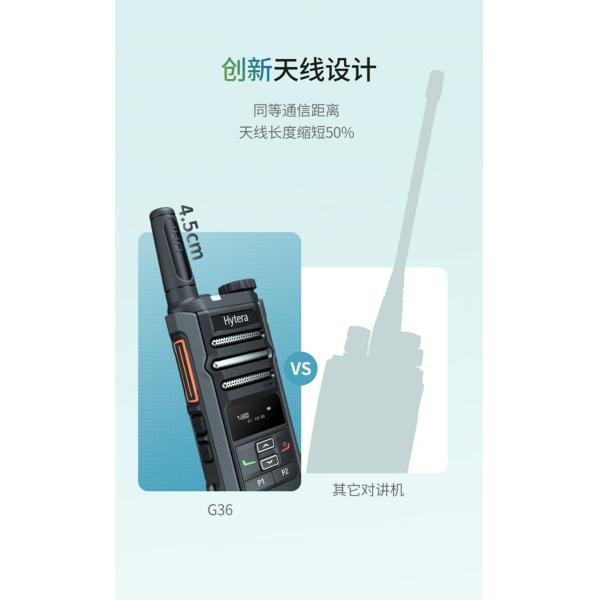 Hytera G36 Digital Walkie Talkie 3W UHF 400-470MHz 2200mAh