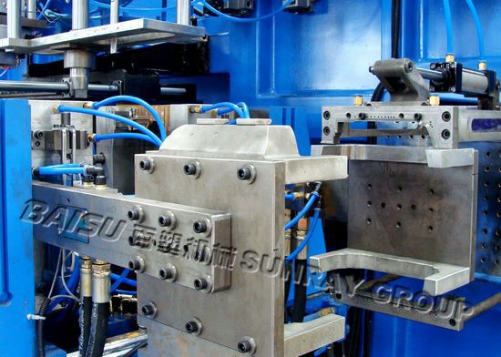 Horizontal Water Jerry Can Making Machine With Lubrication Pump SRB80
