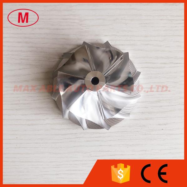 Quality GT3582 63.50/82.00mm 451644-0005 Upgrade 6+6 blades Turbocharger milling/aluminum 2618/billet compressor wheel for sale