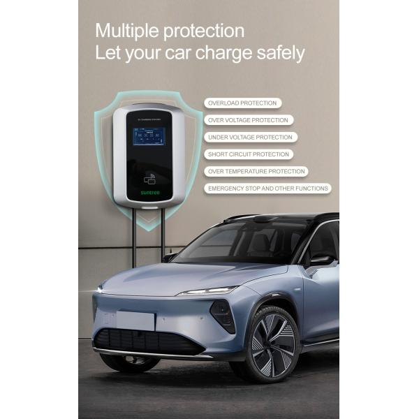 App Version AC 22 Kilowatts Fast Wall Mounted EV Charging Station OEM EV Charger